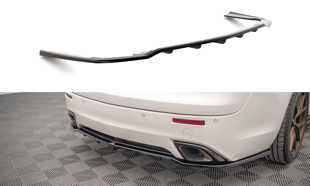 Maxton Central Rear Splitter (With Vertical Bars) Opel Insignia Opc Mk1 - Gloss Black
