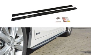 Maxton Side Skirts Diffusers Lexus Ct Mk1 Facelift - Gloss Black