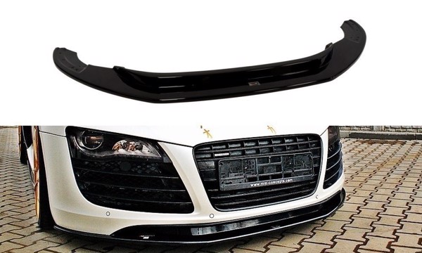 Maxton Front Splitter Audi R8 Mk.1 - Gloss Black 