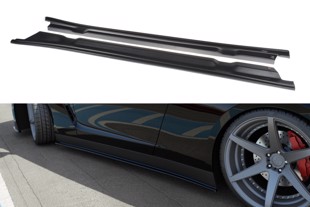 Maxton Side Skirts Diffusers Nissan Gt-R Preface Coupe (R35-Series)  - Carbon Look