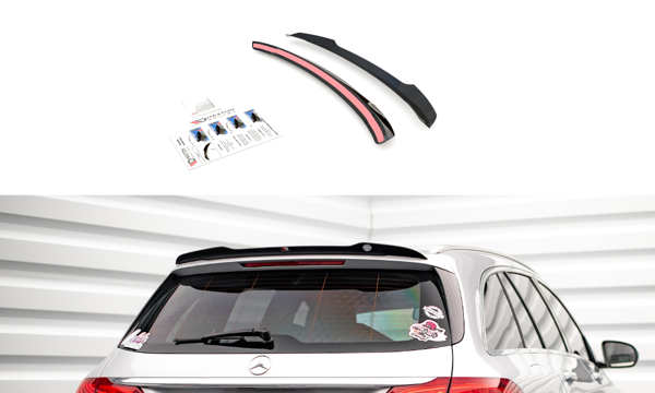 Maxton Spoiler Cap Mercedes-Benz C Estate S205 - Gloss Black