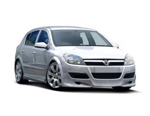 Maxton Front Bumper Spoiler Opel Astra H (5D Hatchback, Saloon, Estate, Before Facelifting)