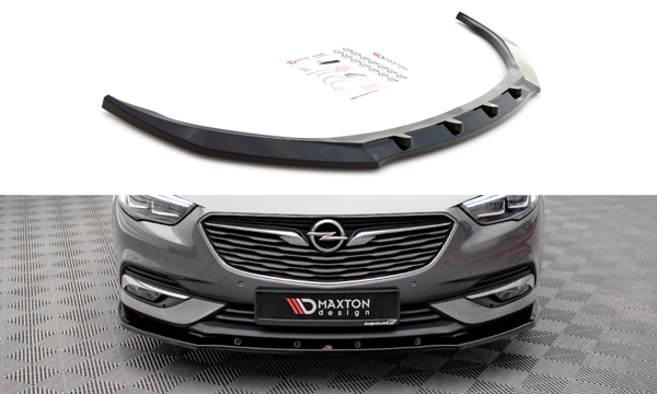 Maxton Front Splitter V.1 Opel Insignia Mk2 - Gloss Black