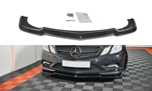 Maxton Front Splitter Mercedes-Benz E-Class W207 Coupe Amg-Line - Gloss Black