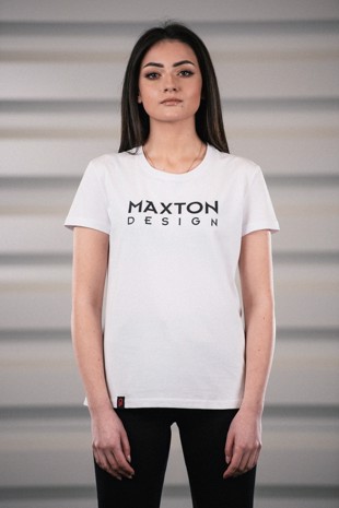 Maxton Womens White T-Shirt - M