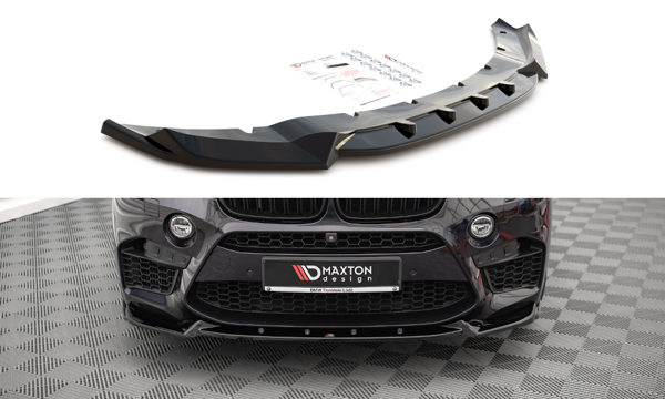 Maxton Front Splitter V.1 BMW X5 M F15 - Gloss Black