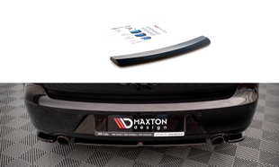 Maxton Central Rear Splitter For Seat Exeo - Gloss Black