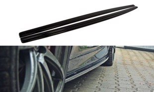 Maxton Side Skirts Diffusers For BMW 5 F10/ F11 M-Power/ M-Pack - Gloss Black