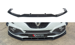 Maxton Front Splitter V.1 Renault Megane Iv RS - Gloss Black