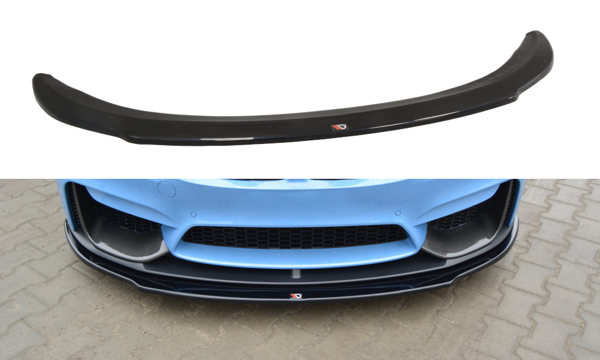 Maxton Front Splitter  BMW M4 F82 M-Performance - Gloss Black
