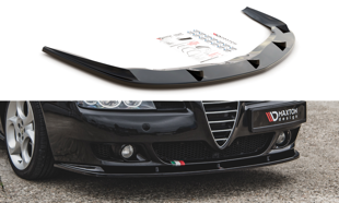 Maxton Front Splitter Alfa Romeo 156 Facelift - Gloss Black