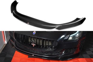 Maxton Front Splitter Maserati Quattroporte Mk.6 Preface - Gloss Black