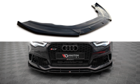 Maxton Front Splitter Audi A6 RS6 Look C7 - Gloss Black