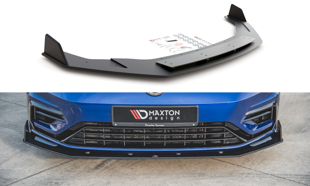 Maxton Racing Durability Front Splitter V.2 VW Golf 7 R / R-Line Facelift - Black