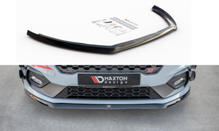 Maxton Front Splitter V.6 Ford Fiesta Mk8 St / St-Line - Gloss Black