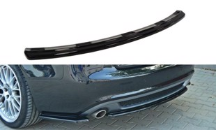 Maxton Central Rear Splitter Audi A5 S-Line (Without A Vertical Bar) - Gloss Black