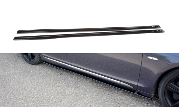 Maxton Side Skirts Diffusers Lexus Gs Mk.3 - Gloss Black