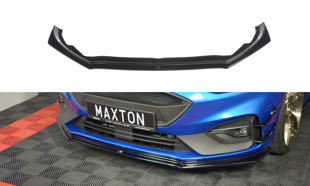 Maxton Front Splitter V.5 Ford Focus St / St-Line Mk4 - Gloss Black