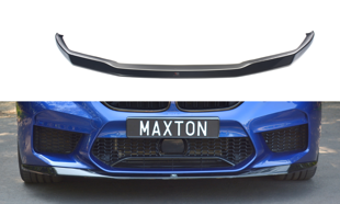 Maxton Front Splitter V.1 BMW M5 F90 - Gloss Black