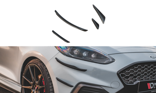 Maxton Front Bumper Wings (Canards) V.3 Ford Fiesta Mk8 St / St-Line 