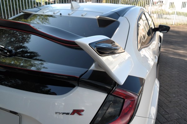 Maxton Spoiler Side Extensions Honda Civic X Type R - Gloss Black