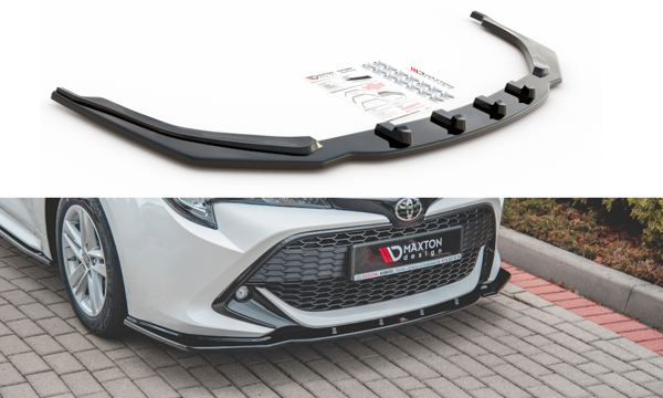 Maxton Front Splitter V.1 Toyota Corolla Xii Touring Sports/ Hatchback - Textured
