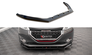 Maxton Front Splitter V.1 Peugeot 208 Gti Mk1 - Gloss Black