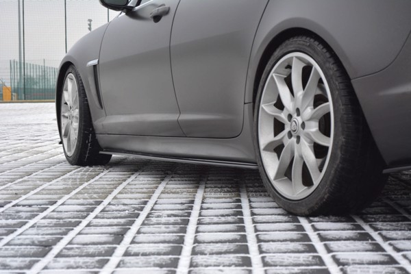 Maxton Side Skirts Diffusers Jaguar Xf (X250) Mk1 Sportbrake S-Pack - Gloss Black