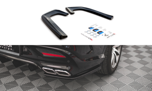 Maxton Rear Side Splitters V.2 Mercedes-Benz Gle Coupe 63Amg C292 - Gloss Black