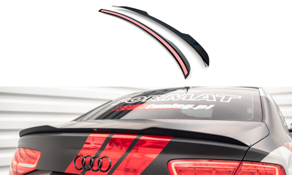 Maxton Spoiler Cap Audi S8 D4 - Gloss Black