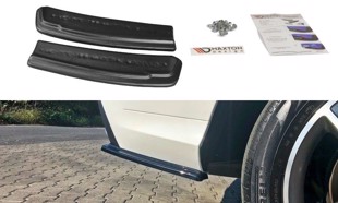Maxton Rear Side Splitters Mercedes Gle W166 Amg-Line - Gloss Black