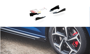 Maxton Side Flaps Volkswagen Polo Gti Mk6 - Gloss Flaps