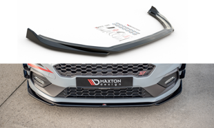 Maxton Front Splitter V.4 Ford Fiesta Mk8 St / St-Line - Gloss Black