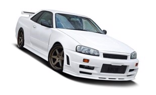 Maxton Front Wide Arches Z-Type Look Nissan Skyline R34 Gtr (For Z-Type Bumper)
