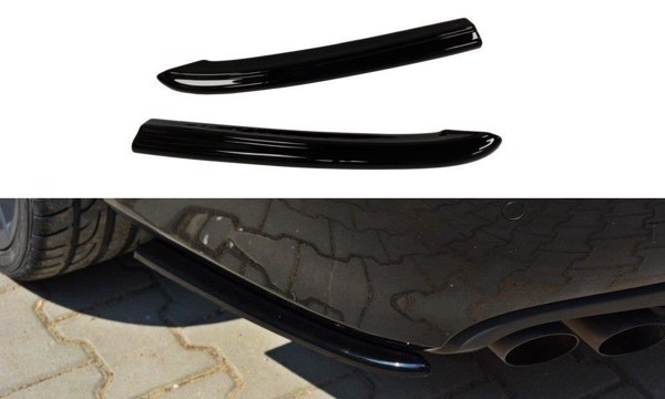 Maxton Rear Side Splitters Audi A4 B8 - Gloss Black