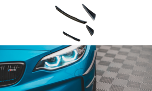 Maxton Front Bumper Wings (Canards) BMW M2 F87