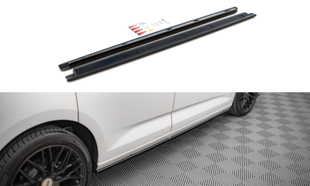 Maxton Side Skirts Diffusers Volkswagen Caddy Mk5 - Gloss Black