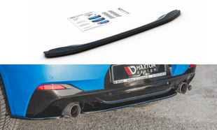 Maxton Central Rear Splitter For BMW X2 F39 M-Pack - Gloss Black
