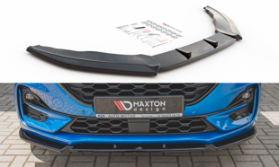 Maxton Front Splitter Ford Puma St-Line - Gloss Black