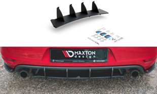 Maxton Racing Durability Rear Diffuser V.2 Volkswagen Golf Gti Mk6 - Black