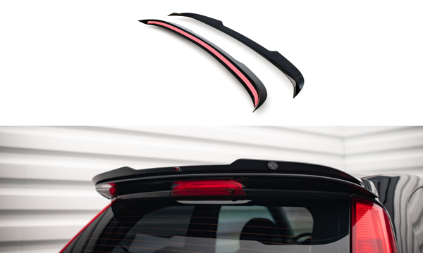 Maxton Spoiler Cap V.2 Ford Fiesta St Mk6 - Gloss Black