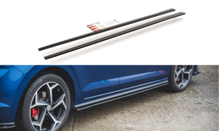 Maxton Racing Durability Side Skirts Diffusers Volkswagen Polo Gti Mk6 - Black