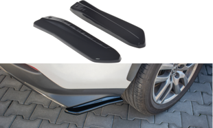 Maxton Rear Side Splitters Lexus Nx Facelift(Hybrid) - Gloss Black