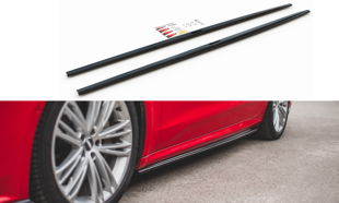 Maxton Side Skirts Diffusers Audi A7 C8 S-Line / S7 C8 - Gloss Black