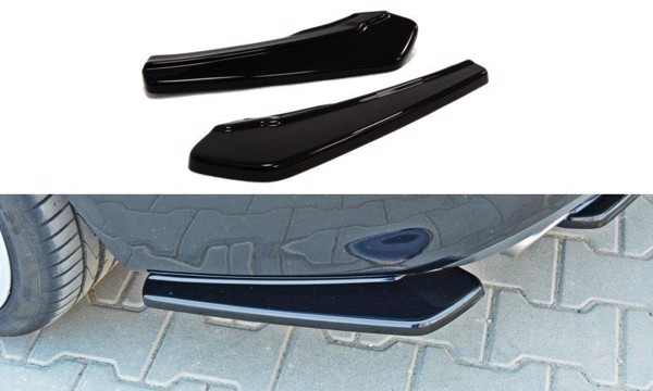 Maxton Rear Side Splitters Audi A5 S-Line - Gloss Black