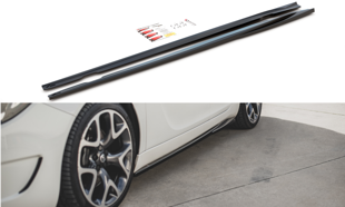 Maxton Side Skirts Diffusers Opel Insignia Mk. 1 Opc Facelift - Gloss Black