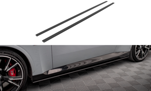 Maxton Street Pro Side Skirts Diffusers BMW 2 Coupe M-Pack / M240I G42 - Black