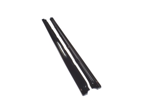 Maxton Side Skirts Diffusers VW Golf Mk7 Facelift Standard - Gloss Black