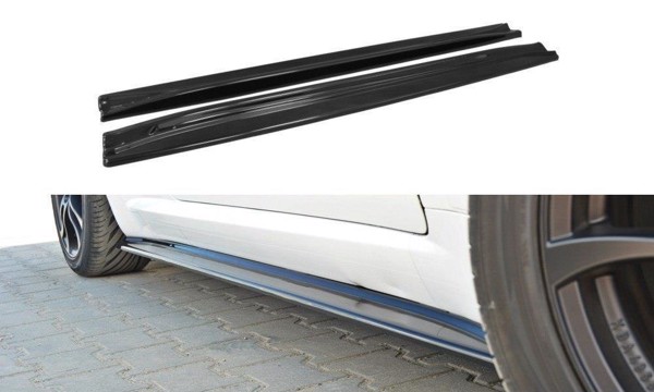 Maxton Side Skirts Diffusers Alfa Romeo Brera - Gloss Black