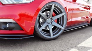 Maxton Side Skirts Diffuseur Ford Mustang Mk6 - Gloss Black
